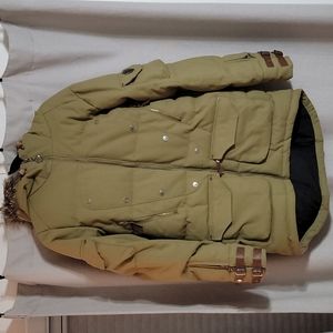 Burton green duckdown snow/ski jacket size large